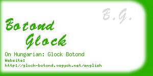 botond glock business card